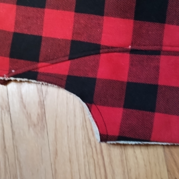 CPurple Clover Sherpa sleeveless plaid zip-up jacket Sz L - Picture 6 of 10
